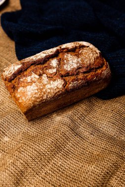 Lezzetli doğal estetik fırınlanmış ekmek