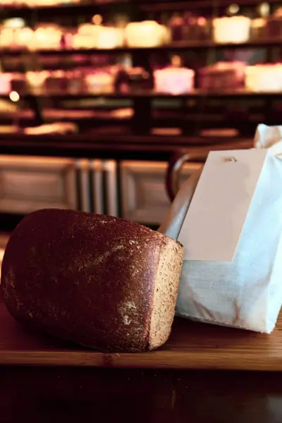 Delizioso Pane Naturale Estetico Forno — Foto Stock