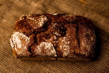 Lezzetli doğal estetik fırınlanmış ekmek