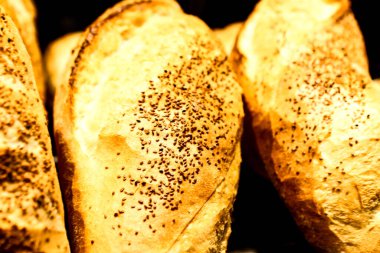 Lezzetli doğal estetik fırınlanmış ekmek