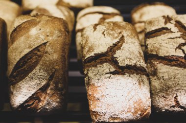 Lezzetli doğal estetik fırınlanmış ekmek