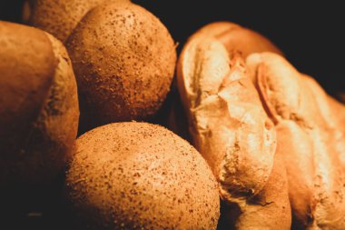 Lezzetli doğal estetik fırınlanmış ekmek