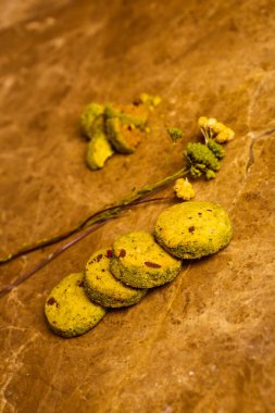 Koyu çikolata parçaları ile tanımlama