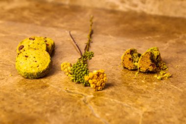 Koyu çikolata parçaları ile tanımlama