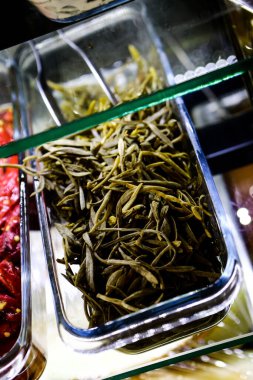 Geleneksel Türk ve Yunan yemek meze masası