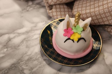 Masada lezzetli bir pasta var.