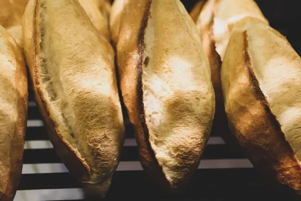 Heerlijk Natuurlijk Esthetisch Gebakken Brood — Stockfoto