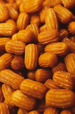 Geleneksel hindistancevizli tatlı baklavası. Ev yapımı fındıklı ve ballı baklava..