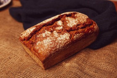 Lezzetli doğal estetik fırınlanmış ekmek