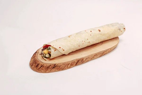 Delikat Kött Durum Turkisk Kebap Smörgås Wrap — Stockfoto