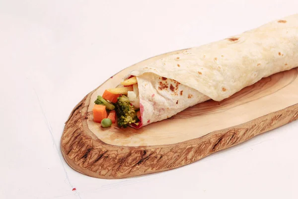Délicieux Durum Viande Kebap Turc Sandwich Wrap — Photo