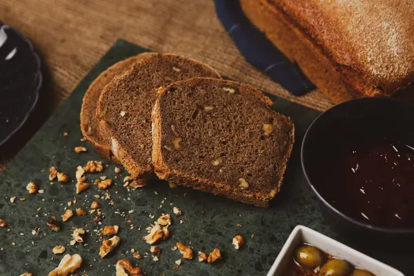 Lezzetli doğal estetik fırınlanmış ekmek