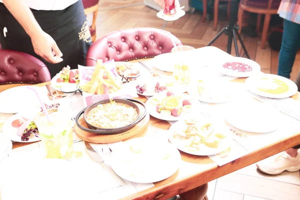 Rich Delicious Turkish Breakfast — Stock Photo, Image