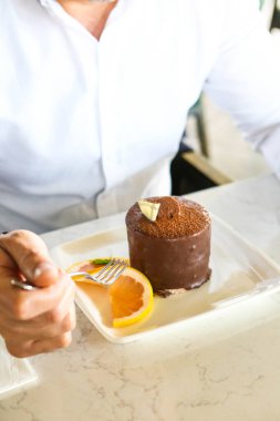 Masada lezzetli bir pasta var.