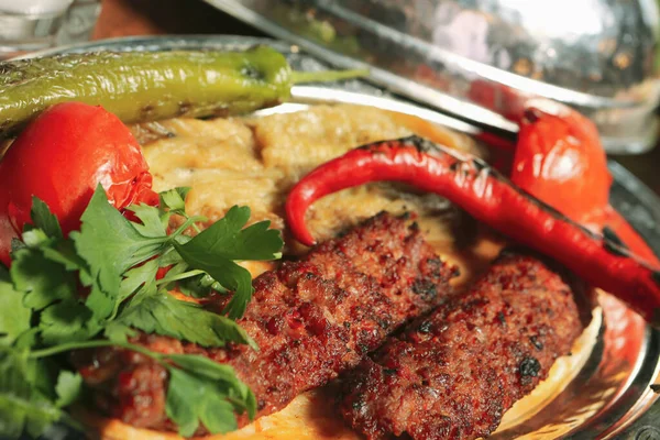 Turco Árabe Tradicional Ramadán Kebab — Foto de Stock