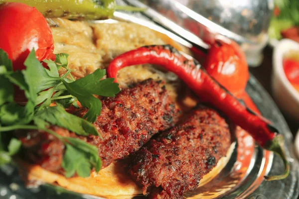Ramadan Traditionnel Turc Arabe Kebab — Photo