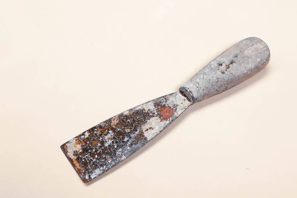 Εργαλείο Επισκευής Σκουριασμένων Σπάτουλας Όργανα Βαφής — Φωτογραφία Αρχείου
