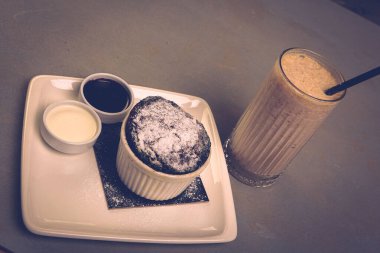 dondurma çikolatalı sufle