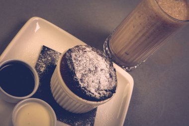 dondurma çikolatalı sufle