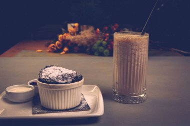 dondurma çikolatalı sufle