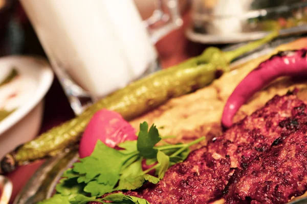 Ramadan Traditionnel Turc Arabe Kebab — Photo