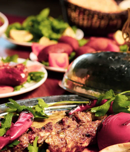 Turkish Arabic Traditional Ramadan Kebab — Stock Photo, Image