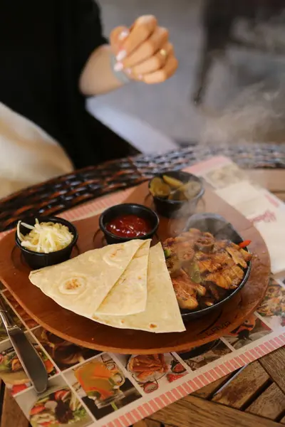 Turco Árabe Tradicional Ramadã Kebab — Fotografia de Stock