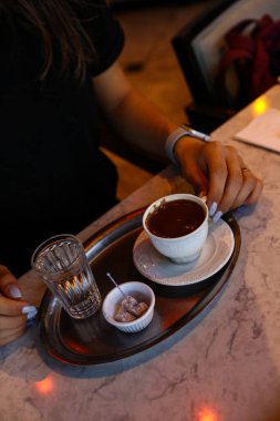 Bir fincan Türk kahvesi.