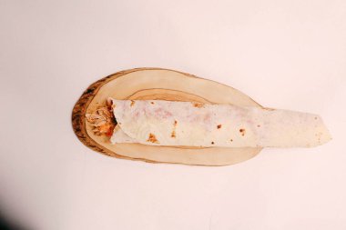 Lezzetli et eti, Türk kebap, sandviç dürümü.