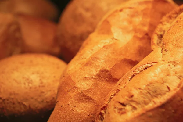 Heerlijk Natuurlijk Esthetisch Gebakken Brood — Stockfoto