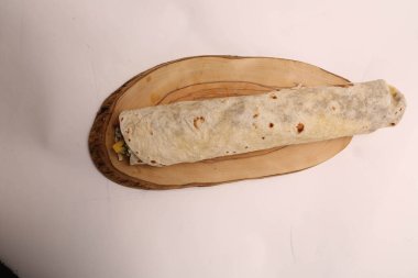 Lezzetli et eti, Türk kebap, sandviç dürümü.