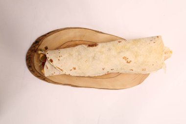 Lezzetli et eti, Türk kebap, sandviç dürümü.