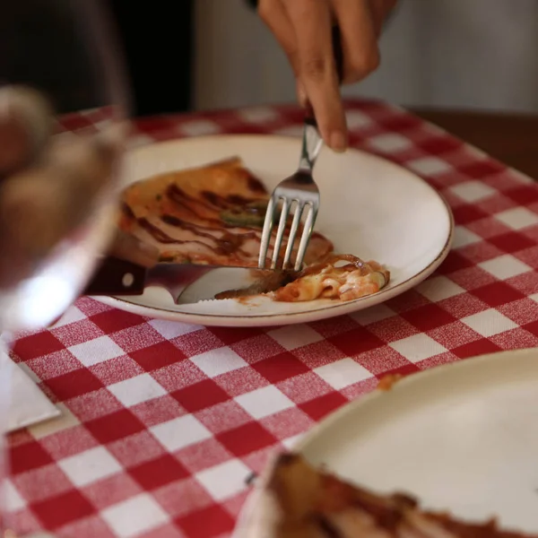 Pyszne Mieszanka Pizza Włoskie Jedzenie — Zdjęcie stockowe