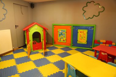 Anaokulunda spor ve oyun parkı.