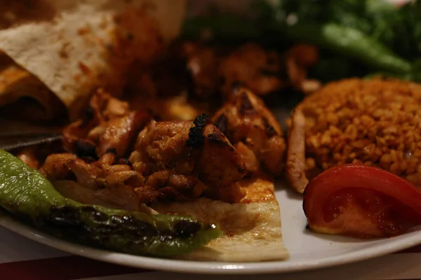 Deliciosa Harina Carne Sobre Mesa — Foto de Stock