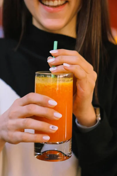 Glass Tasty Orange Juice — Stock Photo, Image