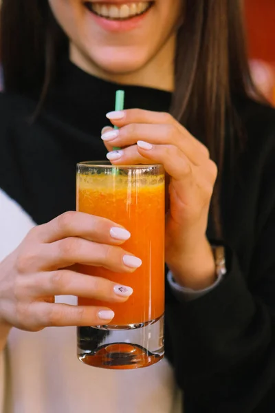 Glass Tasty Orange Juice — Stock Photo, Image