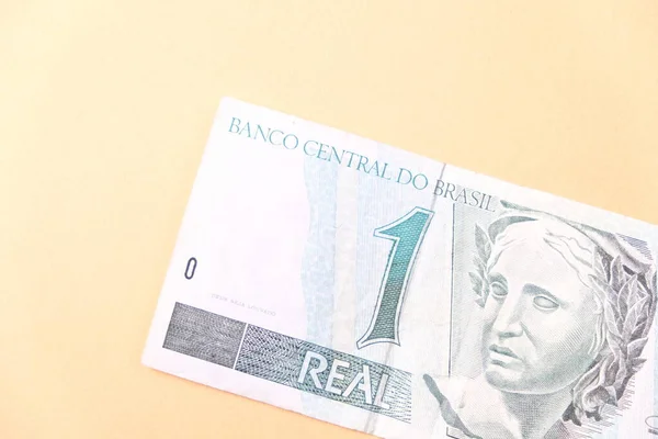 Billets Banque Argent Brésilien Cash — Photo