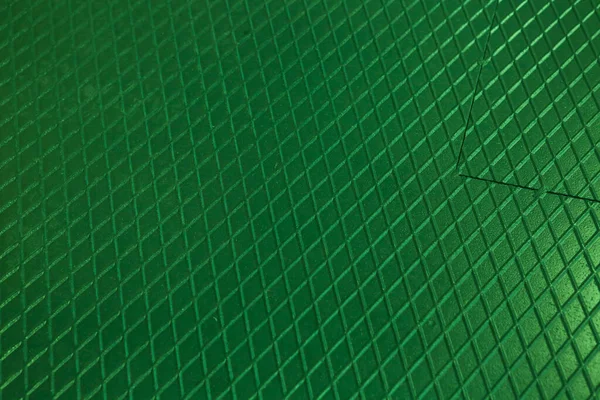 緑色の金属質鋼の背景 — ストック写真