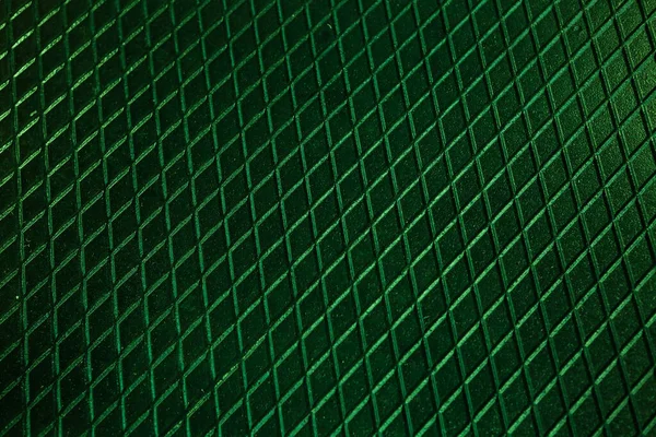 Fondo Acero Textura Metálica Verde Chapa Perforada — Foto de Stock