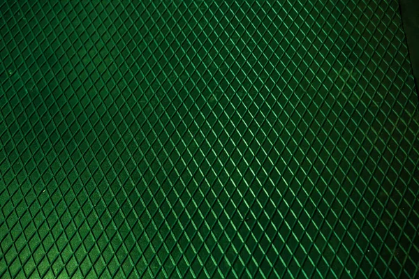 緑色の金属質鋼の背景 — ストック写真