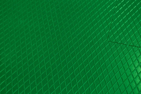 Текстура Зеленого Металу Сталевий Фон Перфорований Листовий Метал — стокове фото