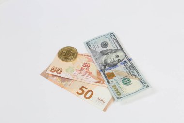 Multi Euro Nakit ve Bozuk Para, farklı türde yeni nesil banknotlar, bitcoin, Türk lirası