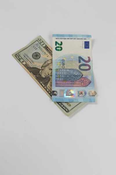 Dollar Euro Banknote Money — Stock Photo, Image