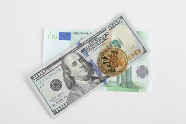 Avro, Amerikan Doları ve Bitcoin parası