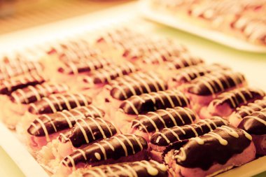 Masada lezzetli bir pasta var.