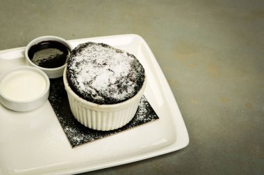 dondurma çikolatalı sufle