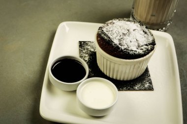 dondurma çikolatalı sufle