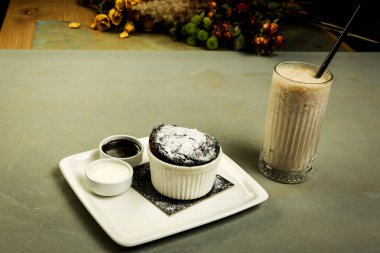 dondurma çikolatalı sufle