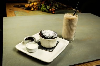 dondurma çikolatalı sufle